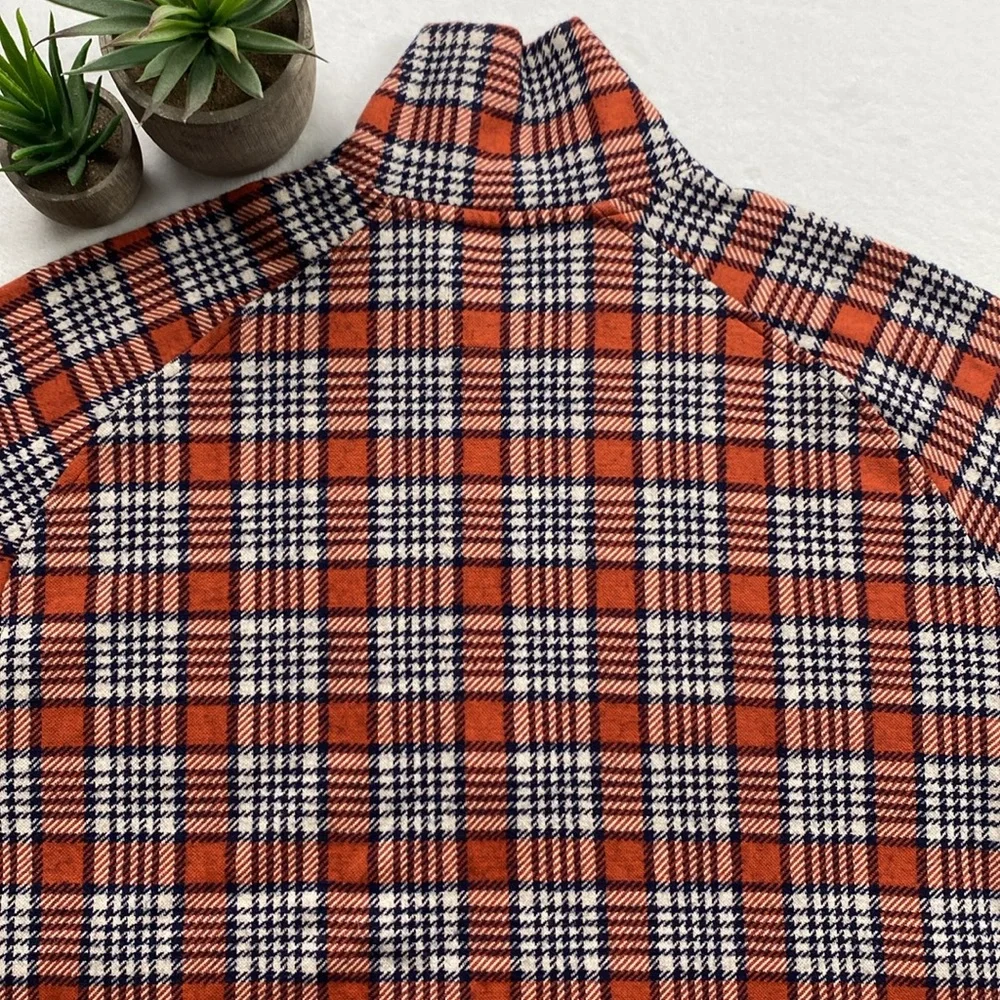 Champion x Todd Snyder Wool Blend Plaid Houndstooth Full Zip Track Jacket - Picture 7 of 16